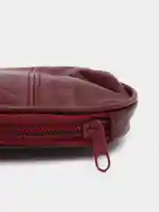 Бордовый женский кошелек из натуральной кожи