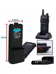 Аккумулятор для рации Baofeng UV-5R, повышенной емкости, 3800 mAh, комплект 2 шт, 4 шт, 10 шт