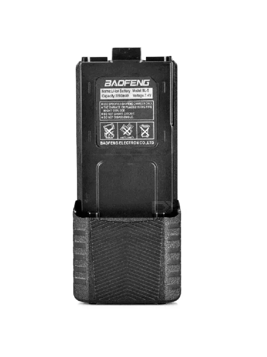 Аккумулятор для рации Baofeng UV-5R, повышенной емкости, 3800 mAh, комплект 2 шт, 4 шт, 10 шт