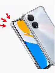 Чехол для Honor X7 / Honor Play 30+ / 5G с усиленными углами, силиконовый прозрачный