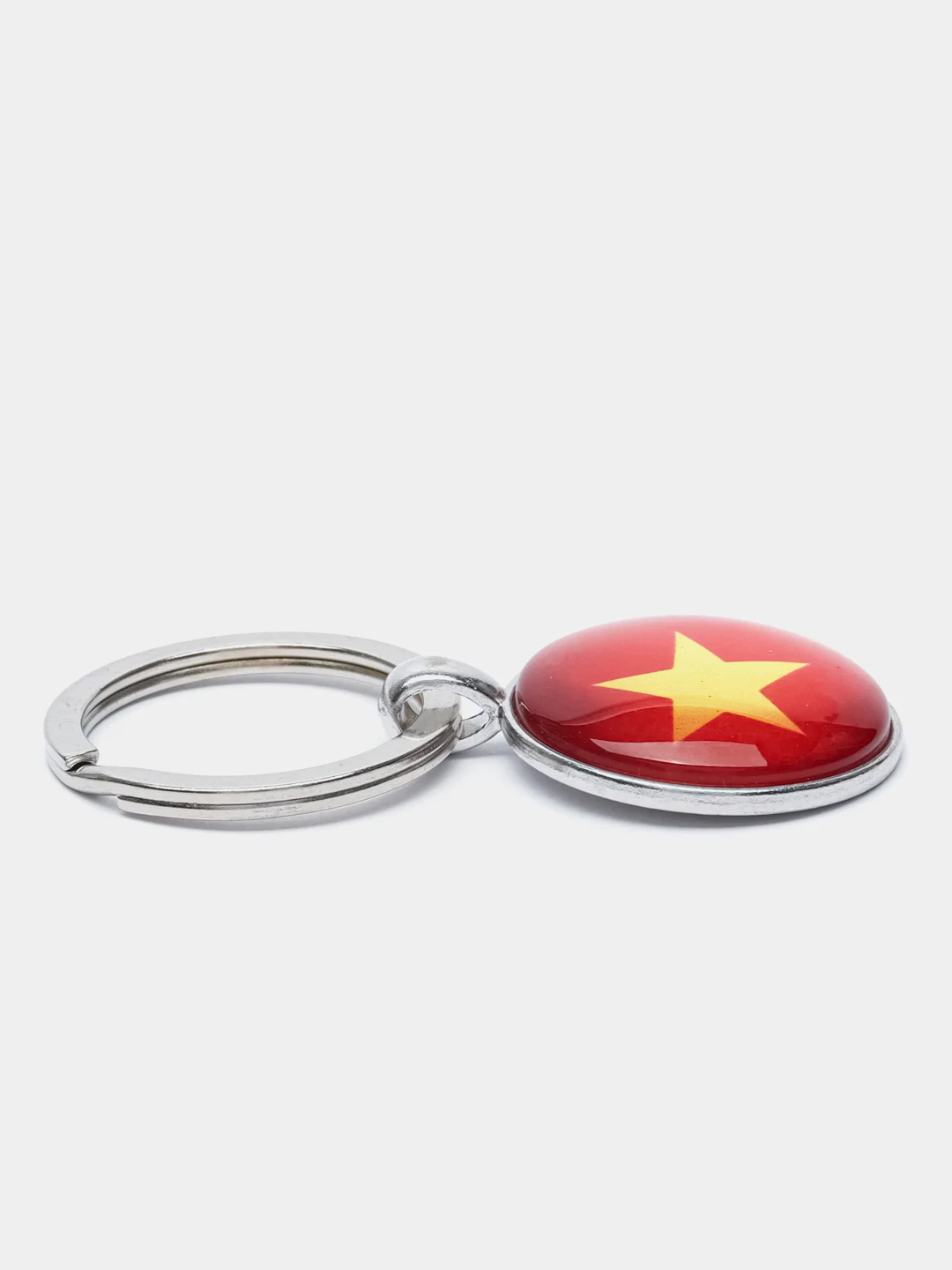 Желтый брелок для ключей металлический, разные страны, женский, мужской, детский