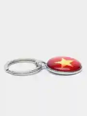 Желтый брелок для ключей металлический, разные страны, женский, мужской, детский