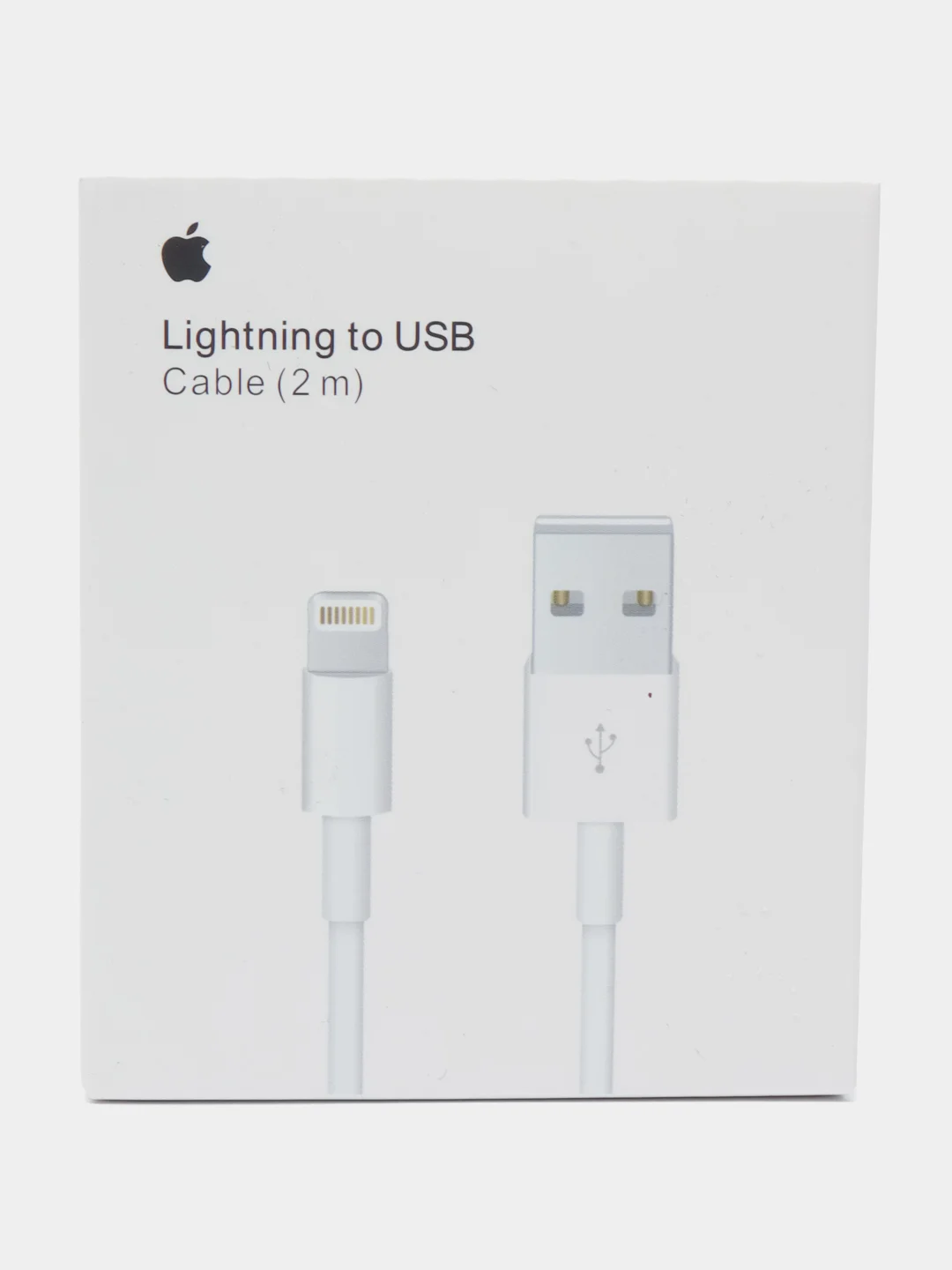 Кабель зарядный USB-Lightning для iPhone, 1м и 2м
