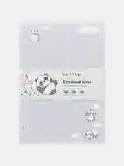 Сменный блок 80л., А5, "Cute panda", пленка т/у, в клетку