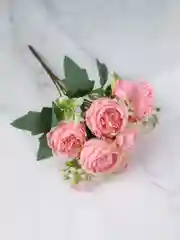 Розовый искусственные цветы пионы, букет пионов