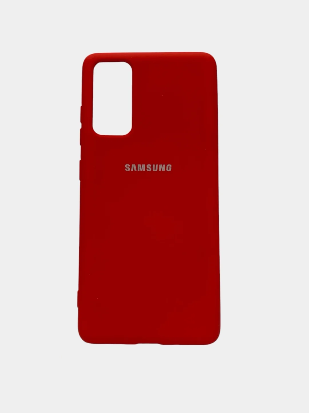 Алый защитный силиконовый чехол Silikone Cover для Samsung S20FE/S20LITE