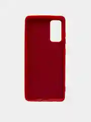 Алый защитный силиконовый чехол Silikone Cover для Samsung S20FE/S20LITE