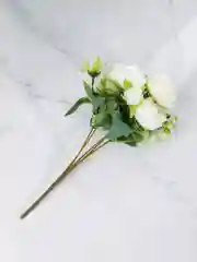 Белый искусственные цветы пионы, букет пионов