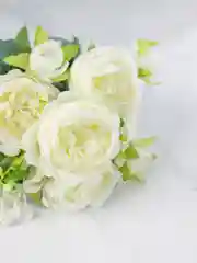 Белый искусственные цветы пионы, букет пионов