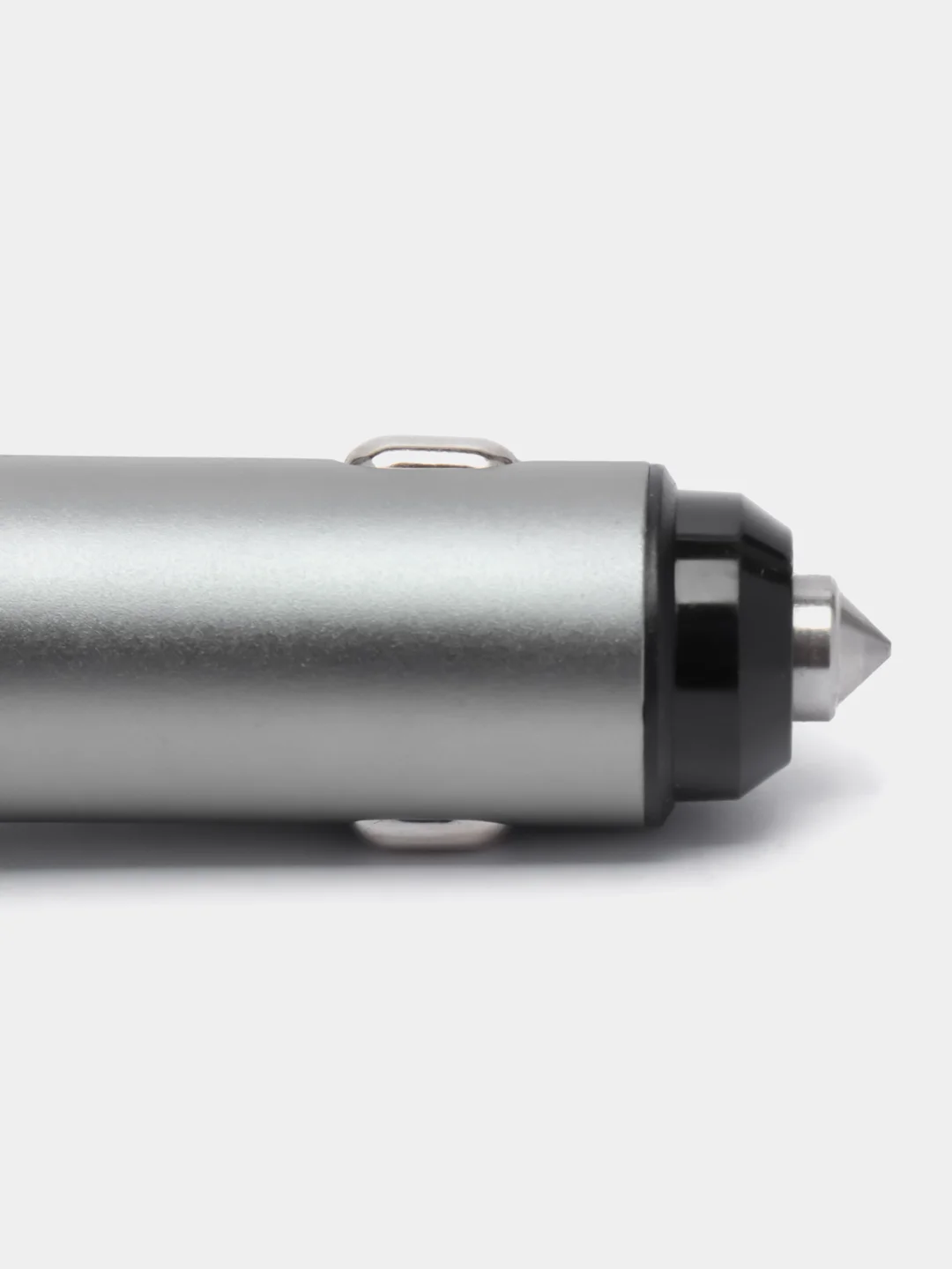 Автомобильная зарядка в прикуриватель железный USB-A + Type-C, мощность 3.1 А