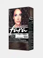 Крем-краска для волос Fara classic, 504 Коричневый