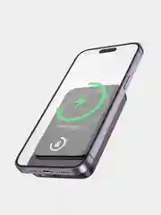Черный аккумулятор внешний BOROFONE BJ63 5000mAh, PD20W + MagSafe беспроводная зарядка, повербанк