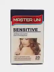 Лейкопластырь бактерицидный на полимерной основе Sensitive 20шт
