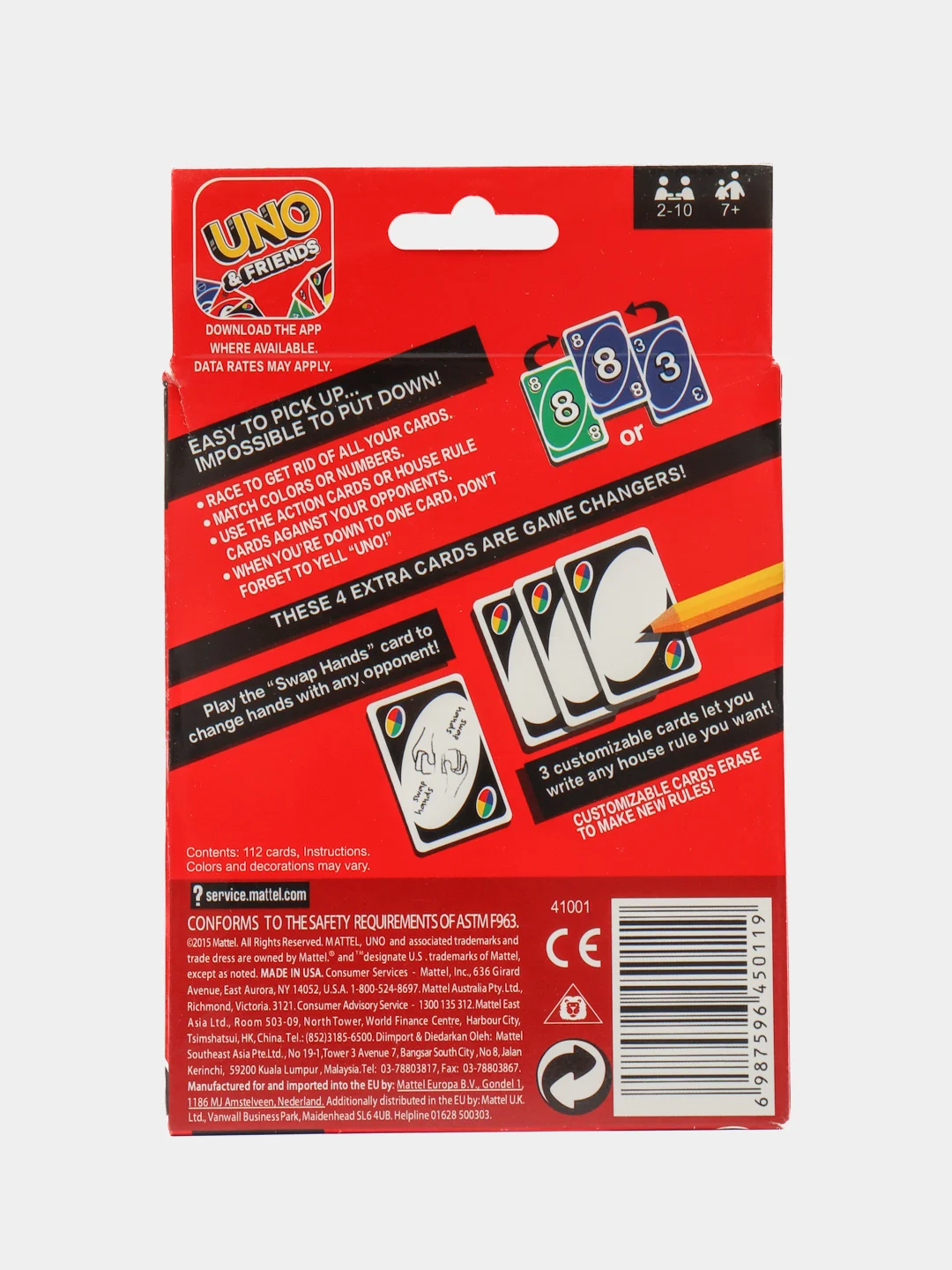 Настольная карточная игра Уно,Uno 48