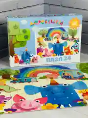 Паззл для малышей мульт герои Деревяшки игрушки мультяшки