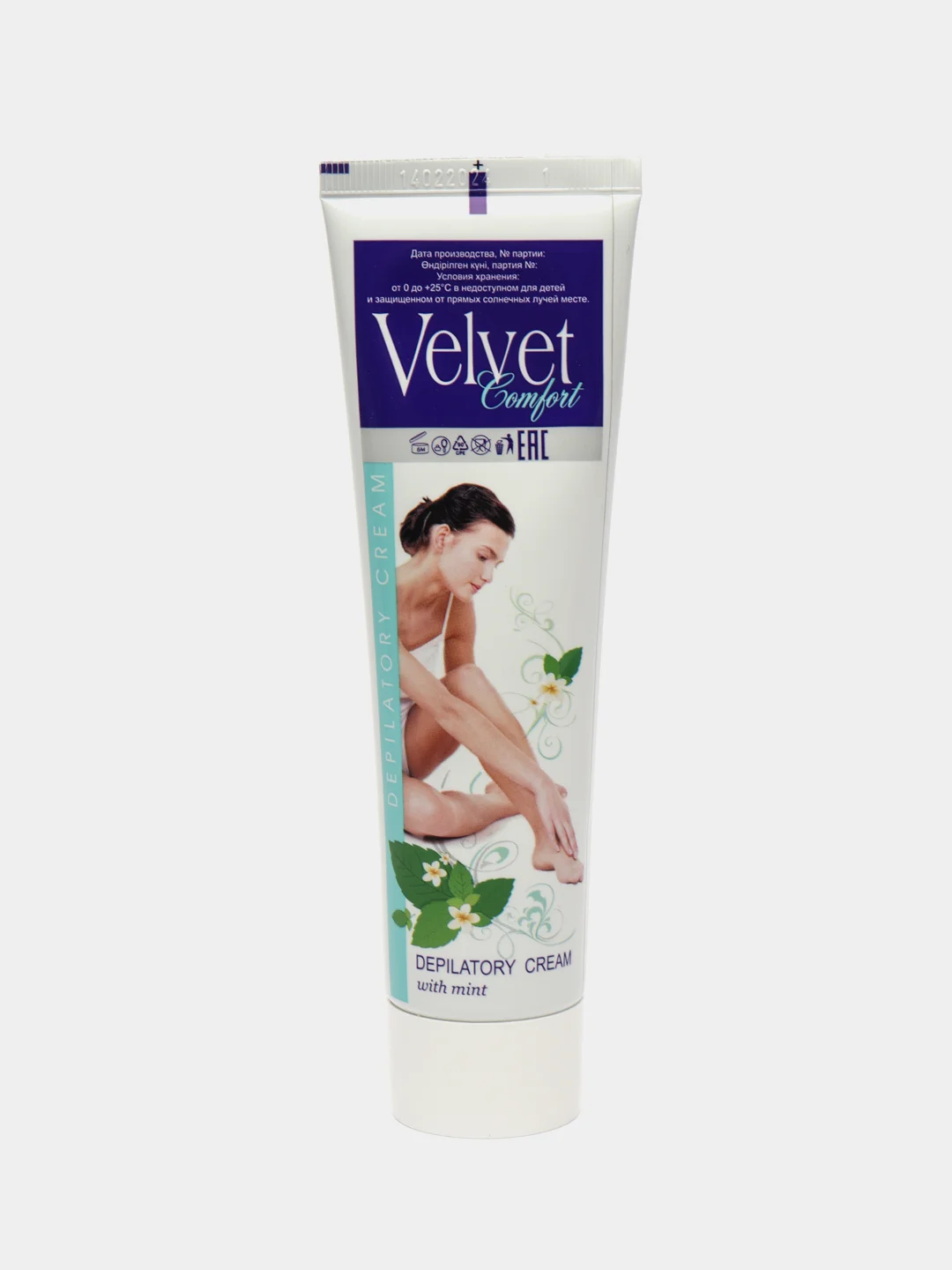 VelVet Крем для депиляции с вытяжкой из мяты, 100 мл