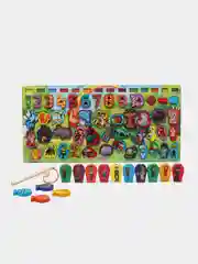Сортер для малышей Brauberg Kids, 665242, деревянный Монтессори от 3 лет магнитная рыбалка