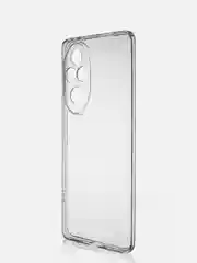 Прозрачный чехол для Honor 200 Pro силиконовый ROSCO матовый / прозрачный с бортиком защитой камер