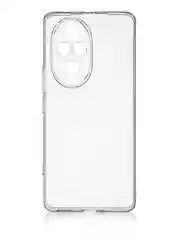 Прозрачный чехол для Honor 200 Pro силиконовый ROSCO матовый / прозрачный с бортиком защитой камер