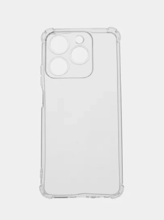 Чехол для Realme C61 / C63 (Реалми С61 / С63), прозрачный, черный