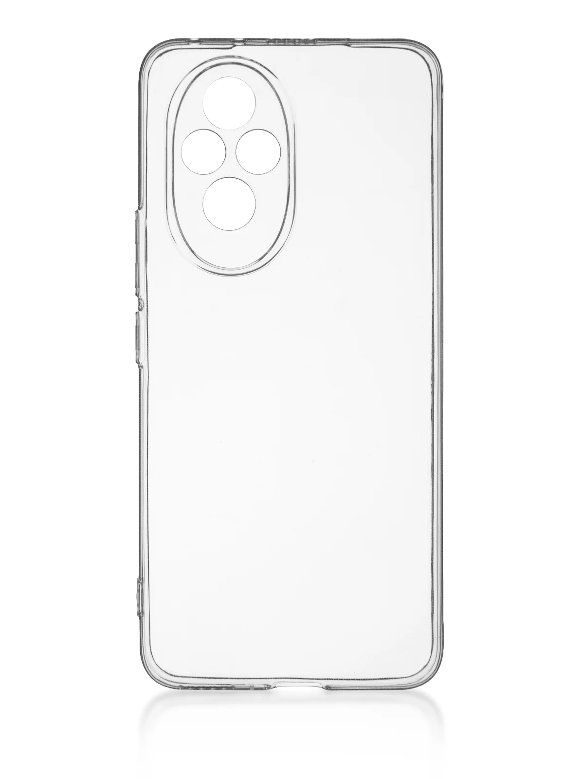Прозрачный чехол для Honor 200 силиконовый ROSCO матовый/ прозрачный тонкий с бортиком защитой камер
