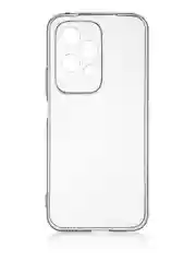 Прозрачный чехол для Honor 200 Lite силиконовый ROSCO матовый / прозрачный с бортиком защитой камер