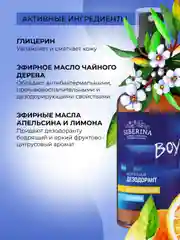 Дезодорант Siberina "Фруктовый заряд" с цинком 50 мл