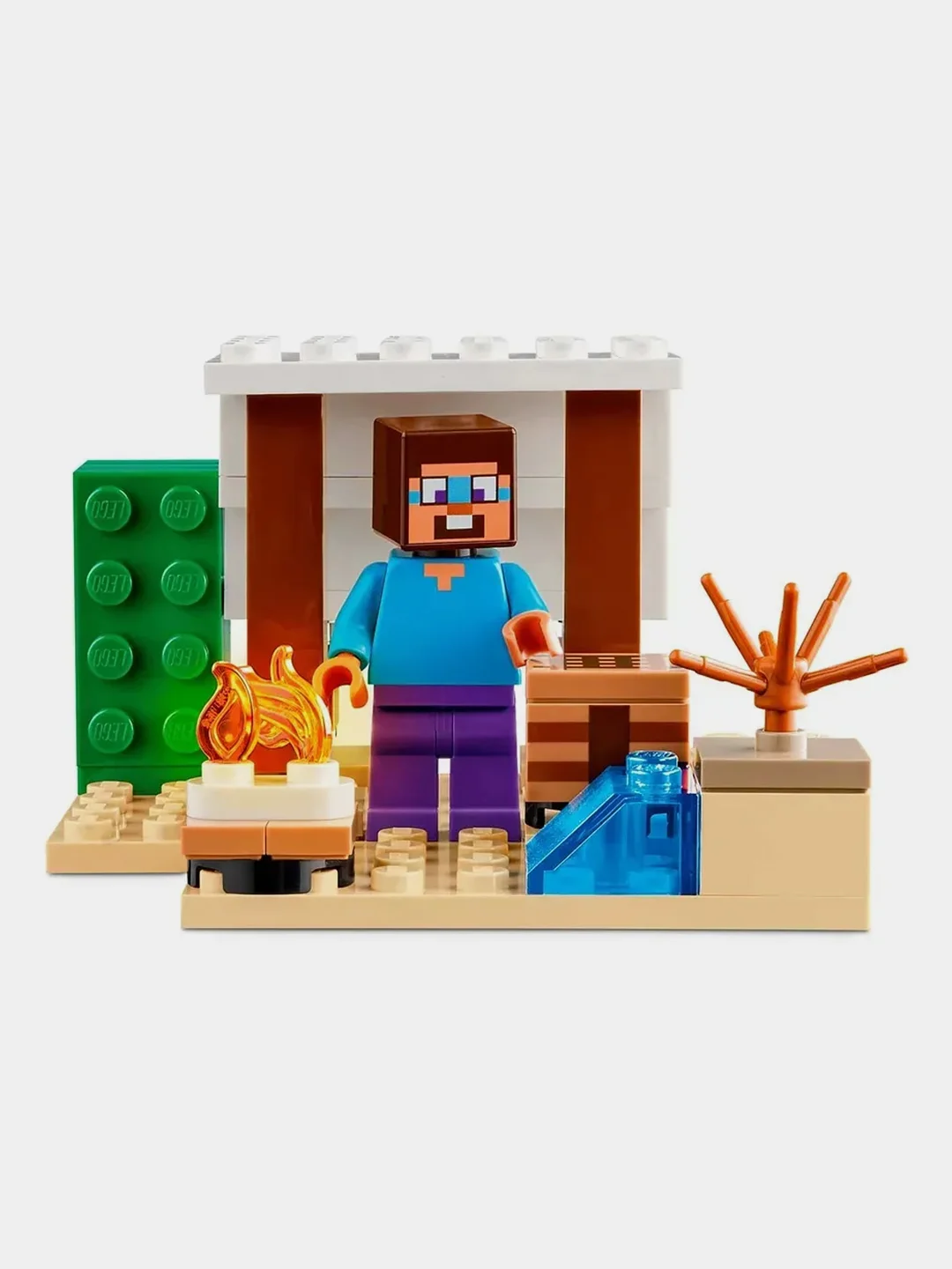 Конструктор LEGO Minecraft "Экспедиция Стива в пустыню", 75 деталей