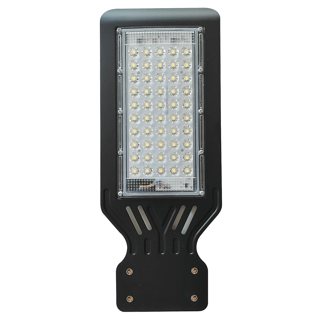 Черный светодиодный уличный консольный светильник GLANZEN 30 Вт IP65 RPD-6500-30-k