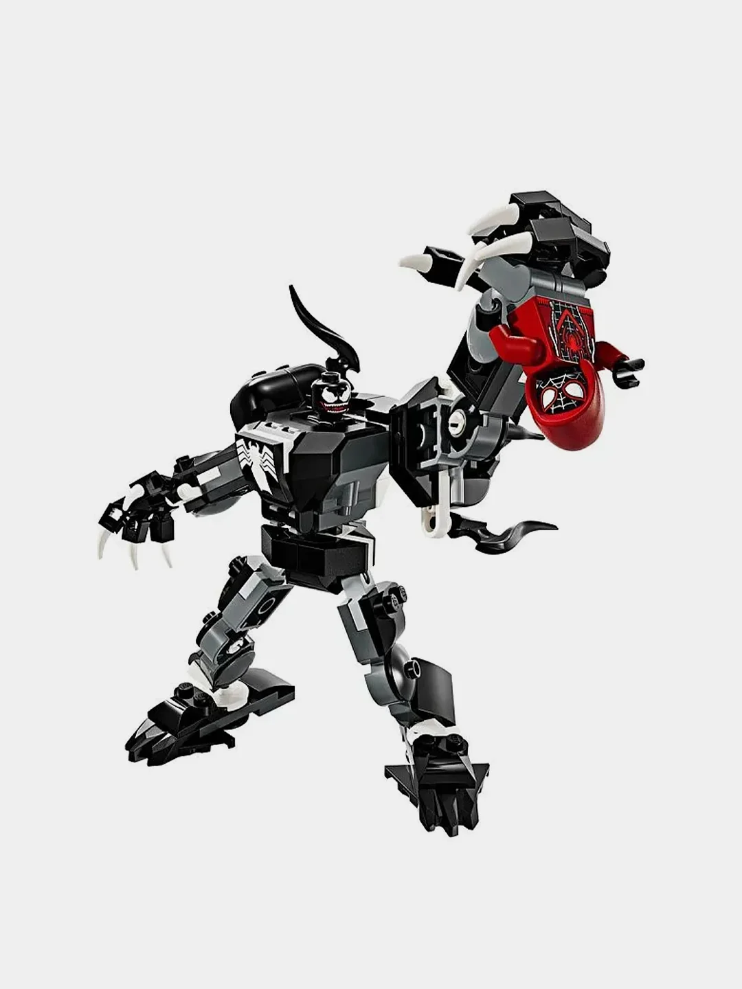 Конструктор LEGO Super Heroes "Веном в робото-броне против Майлза Моралеса", 134 детали