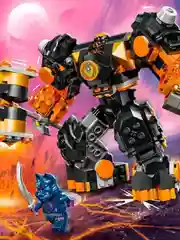 Конструктор LEGO Ninjago "Элементальный земной робот Коула", 235 деталей