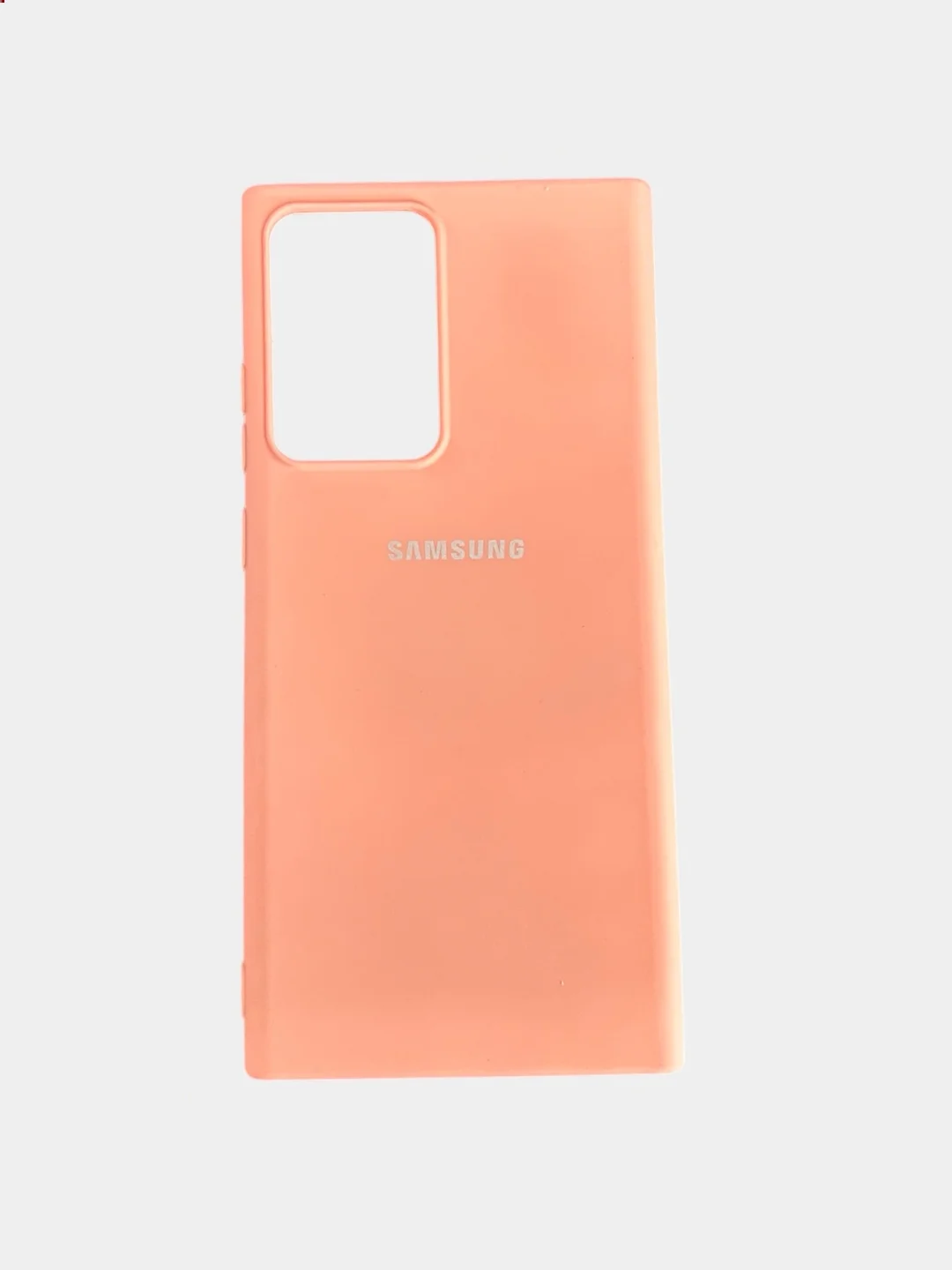 Кораллово-розовый защитный силиконовый чехол для Samsung Note 20 Plus