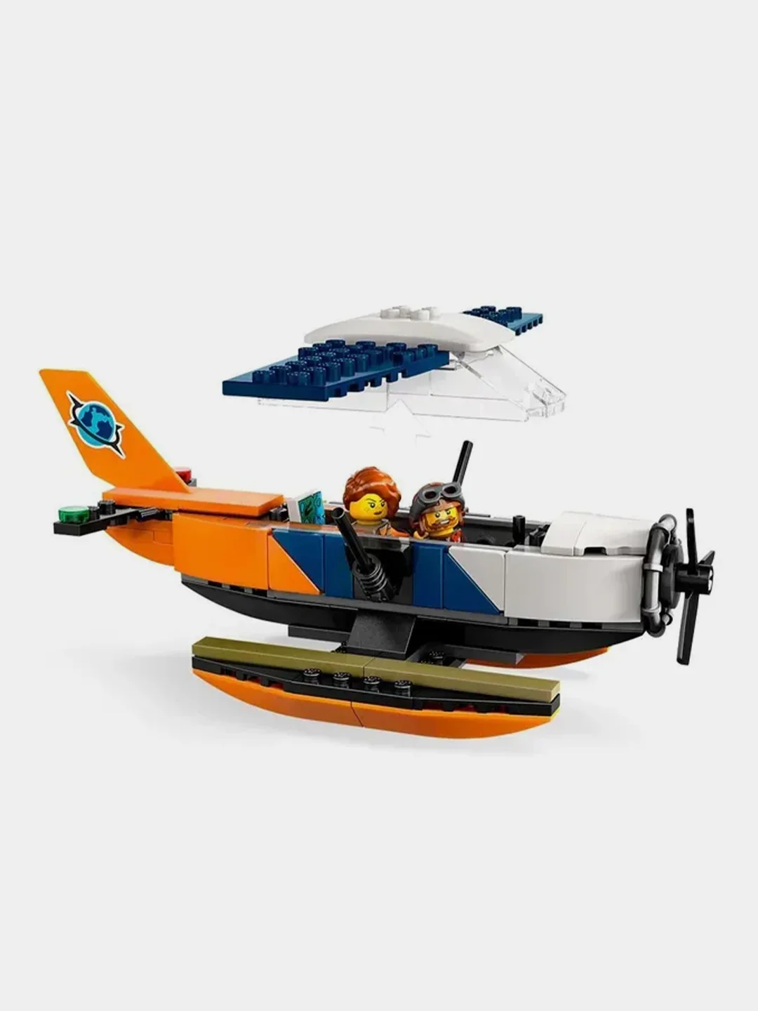 Конструктор LEGO CITY "Исследователь джунглей: водный самолет", 177 деталей