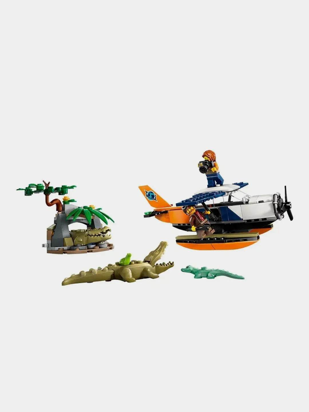 Конструктор LEGO CITY "Исследователь джунглей: водный самолет", 177 деталей