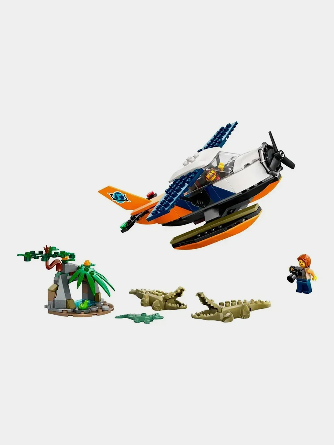 Конструктор LEGO CITY "Исследователь джунглей: водный самолет", 177 деталей