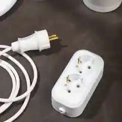 Колодка Rexant, 2 гнезда, с заземлением