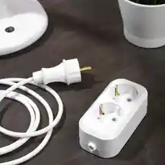 Колодка Rexant, 2 гнезда, с заземлением