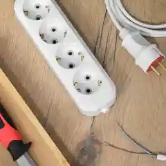 Колодка Rexant, 4 гнезда, c заземлением