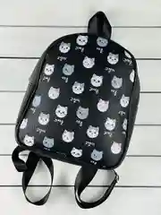 Рюкзачок из искусственной кожи Сумка Кошка Котик 27*23*10см