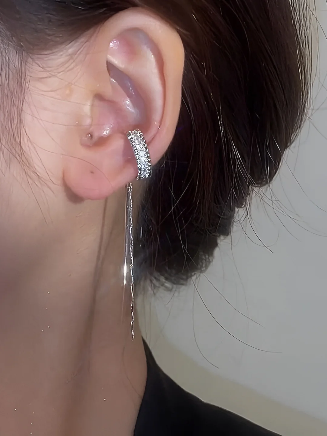 Серьги каффы женские, кафф моносерьга, без прокола