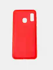 Красный защитный силиконовый чехол Silikone Cover для Samsung A20/A30