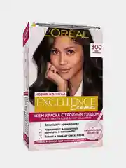 LOreal Paris Стойкая крем-краска для волос "Excellence", оттенок 3.00, Темно-каштановый