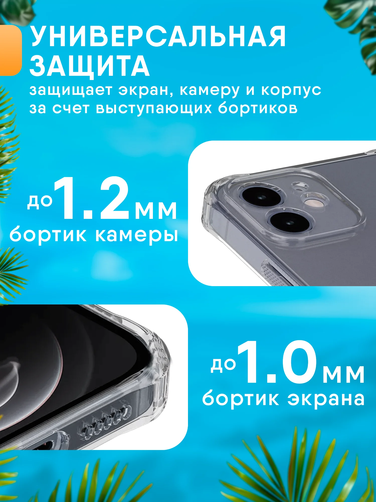 Прозрачный чехол Samsung Galaxy A15 силиконовый, прозрачный с карманом для карт
