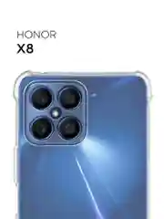 Чехол для Honor X8 4G, Хонор X8 4G с усиленными углами и бортиком, силиконовый прозрачный