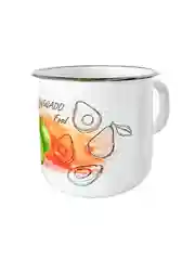 Кружка эмалированная металлическая с ручкой, 1 литр