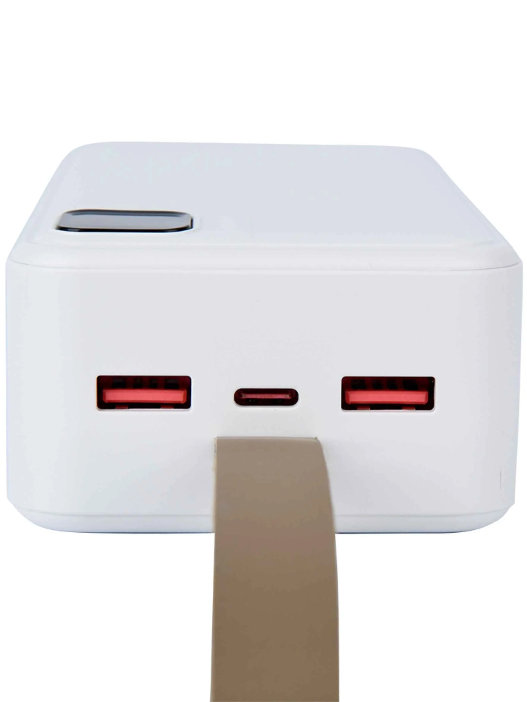 Белый внешний аккумулятор Perfeo DROID 30000 mAh