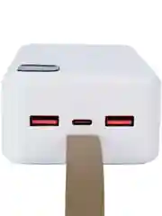 Белый внешний аккумулятор Perfeo DROID 30000 mAh