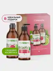 Подарочный набор SYNERGETIC Пачули и ароматный бергамот, гель для душа и мыло для рук