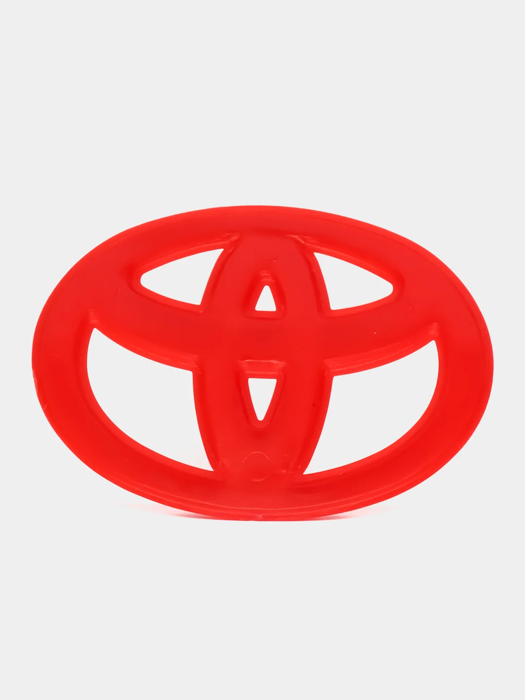 Красный эмблема накладка TOYOTA на руль 6,5 х 4,5 см