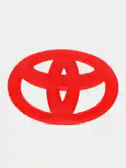 Красный эмблема накладка TOYOTA на руль 6,5 х 4,5 см